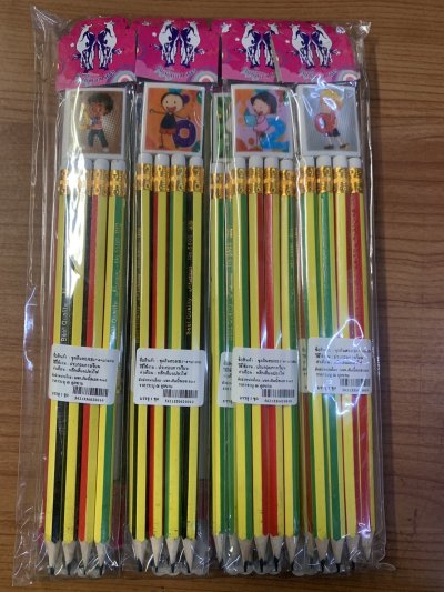 SS56210#ชุดดินสอ HB1*4 บรรจุ12ชิ้น/แพ็ค ราคา10/ชิ้น