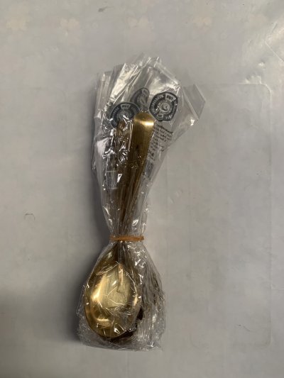 SK2147-G#ช้อนกลางด้ามยาว15CM.ทอง 12ชิ้น/แพ็ค ราคา20บาท