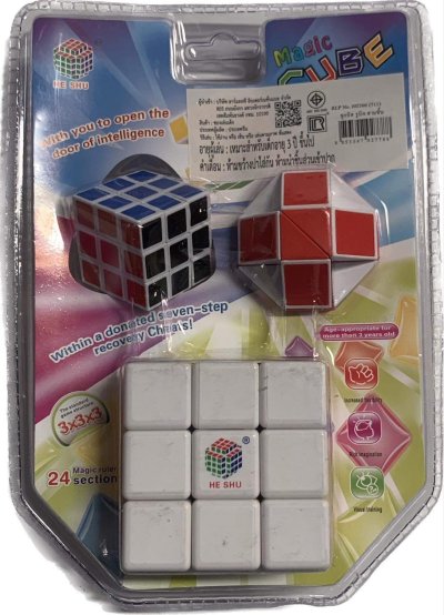 102566#ลูกบิด รูบิค สามชิ้น 711