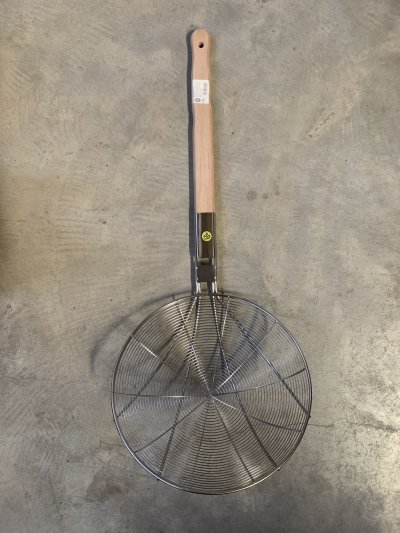 A042-130#ตะแกรงด้ามไม้ 12ชิ้น/แพ็ค ราคา169บาท