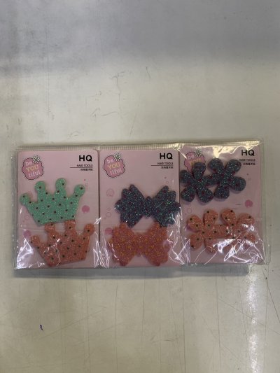 81526#กิ๊บติดผม 1*2pcs คละแบบ 12ชิ้น/แพ็ค ราคา10บาท