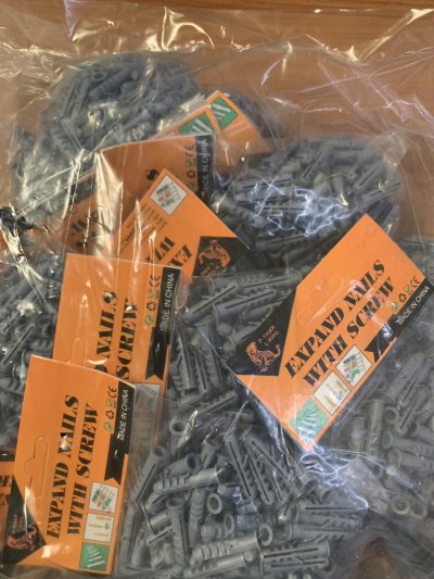 PL-5566#ปลั๊กขยายพลาสติก บรรจุ12ชิ้น/แพ็ค ราคา20/ชิ้น