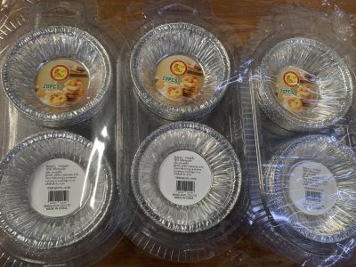 PL-4150#ถาดฟอยด์รูปใข่ 12ชิ้น/แพ็ค ราคา20บาท