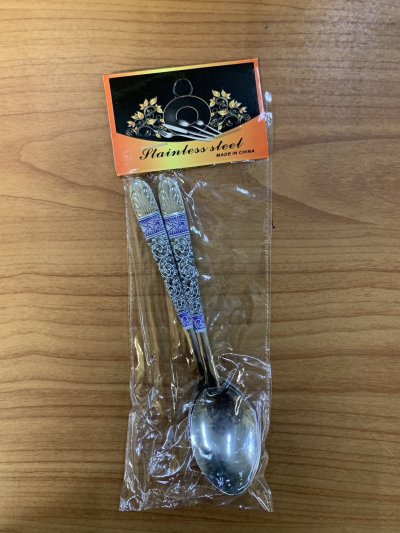 PL-8712#ช้อนส้อม 5ชิ้น 12ชิ้น/แพ็ค ราคา20บาท