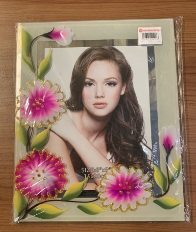 J412-17#กรอบรูปกระจก./SP 12ชิ้น/แพ็ค ราคา79บาท