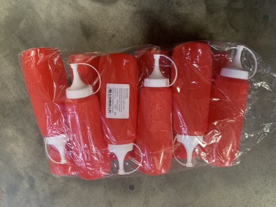 ขวดซ๊อสสี บรรจุ12ชิ้น/แพ็ค ราคา15บาท/ชิ้น