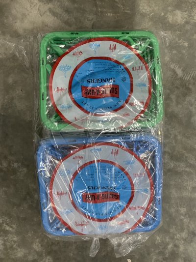 ราวตากผ้าเหลี่ยมกลาง บรรจุ12ชิ้น/แพ็ค ราคา29บาท/ชิ้น