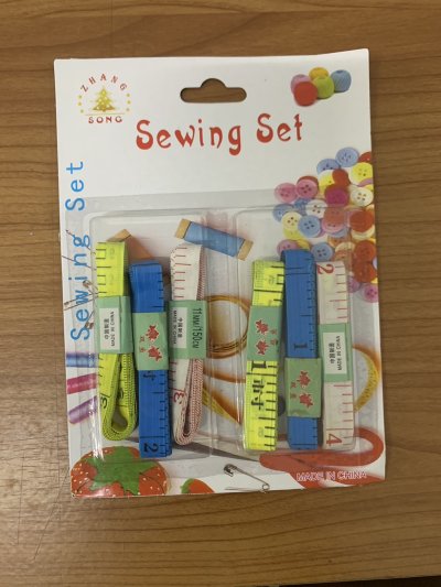 T52812#ชุดสายวัดตัวแพ็ค6ชิ้น บรรจุ 12ชิ้น/แพ็ค ราคา 20บาท/ชิ้น