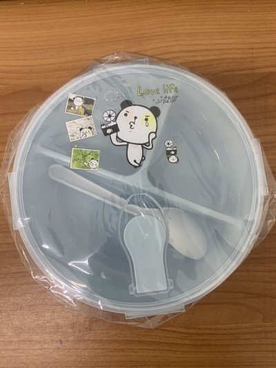 A038-56#กล่องข้าวสีหวานทรงกลมบรรจุ12ชิ้น/แพ็คราคา29บาท/ชิ้น