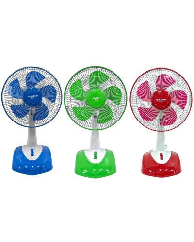 JT-126#พัดลมDAICHI ตั้งพื้น 12 นิ้ว(5ใบพัด) ขาขาว