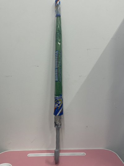 B-1166#ร่มตอนเดียว UV ก้านขอบลายสก็อต คละสี 8"