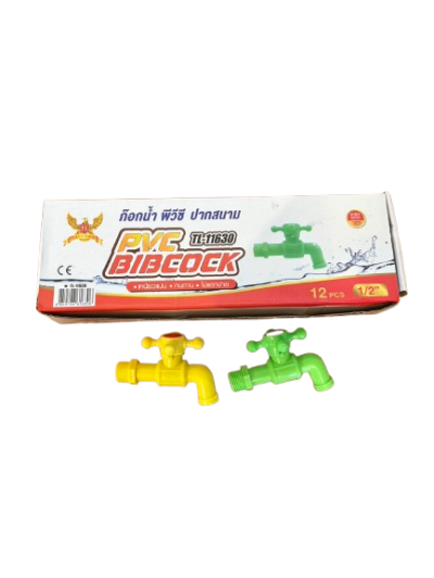 11630#ก๊อกน้ำPVC12ชิ้น/โหลราคา10บาท