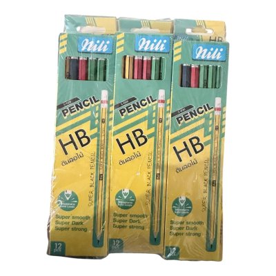 L-0211#ดินสอไม้ HB 12ชิ้น/แพ็ค ราคา29บาท