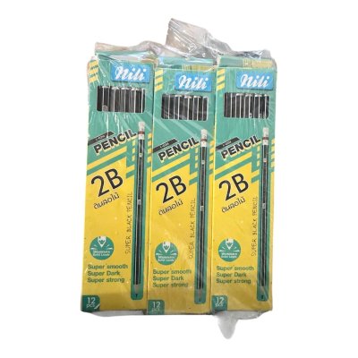 L-0214#ดินสอไม้ 2B 12ชิ้น/แพ็ค ราคา29บาท