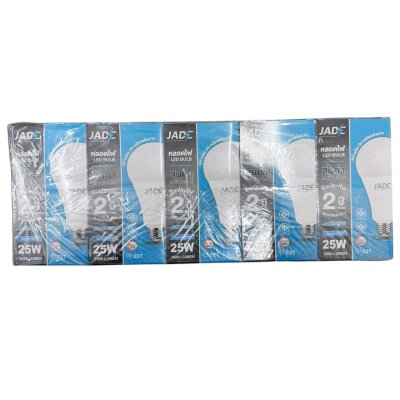 หลอดไฟLED #JADE 25W แสงขาว 5ชิ้น/แพ็ค ราคา60บาท