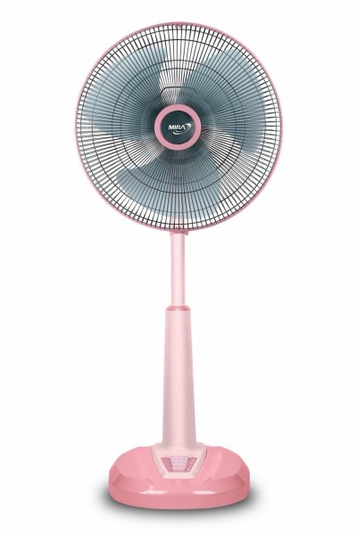 M-1821#พัดลมตั้งโต๊ะ 18นิ้ว สีลูกพีช