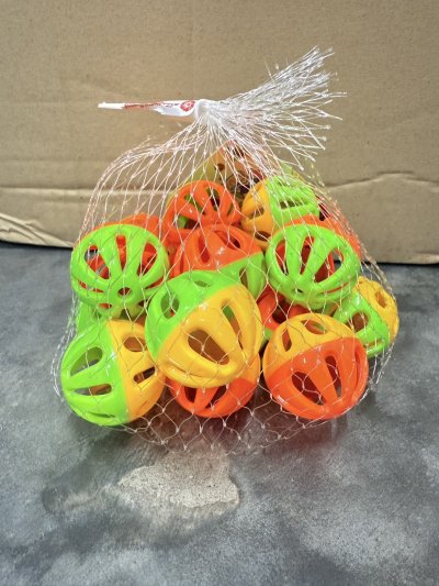 61522#ลูกบอลกระดิ่ง 12ชิ้น / โหล ราคา 20 บาท