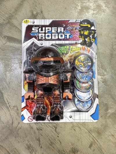 64705#หุ่นยนต์ยิงเหรียญ 12ชิ้น / โหล ราคา 20 บาท