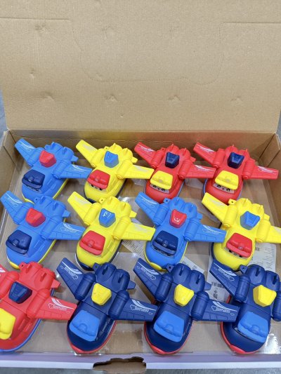 66297#เครื่องบินกดแล้ววิ่ง 12ชิ้น/ โหล ราคา 20 บาท