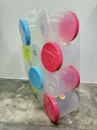 5#กระปุกนินจา ลายหัวใจ./ชัดเจน 12ชิ้น/ โหล ราคา 15 บาท