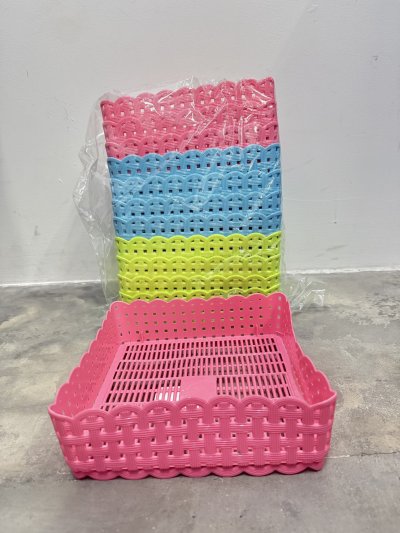 20N#ตะแกรงลายหวายจัตุรัส 12ชิ้น/ โหล ราคา 15 บาท