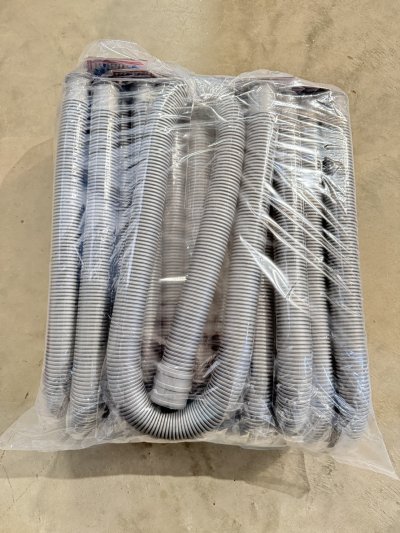 NO.072-1#ท่อย่นยาว 1.3ม. เทา 12ชิ้น/ โหล ราคา 29 บาท