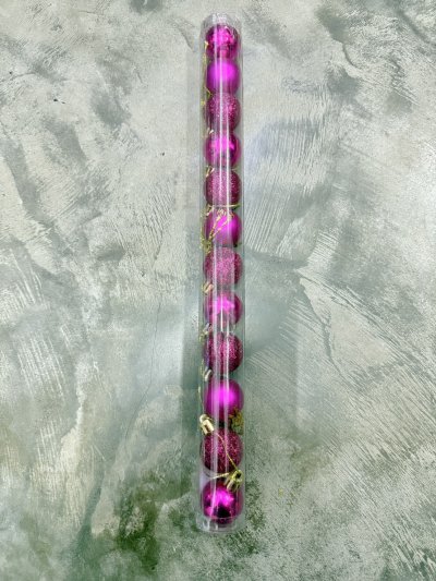 A301-13#ลูกบอลต้นคริสต์มาส 12ชิ้น/ โหล ราคา 20 บาท