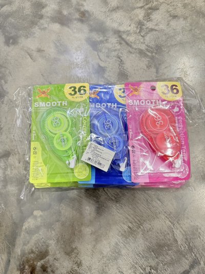 21206#เทปลบคำผิด 12ชิ้น/ โหล ราคา 10 บาท