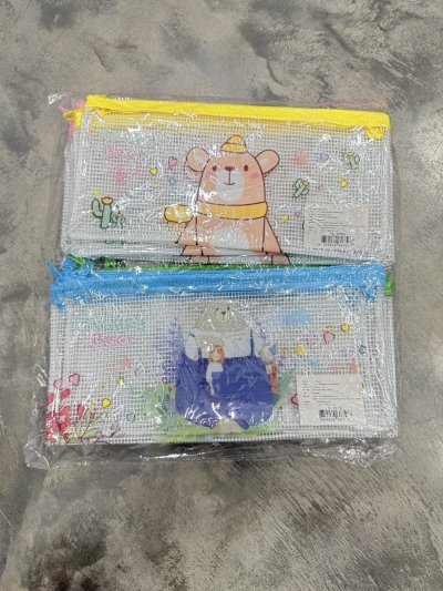 20756#กระเป๋าดินสอ(ตาราง) 12ชิ้น/ โหล ราคา 10 บาท