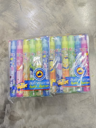 21150#กาวน้ำ 15ML. 6PCS. 12ชิ้น/ โหล ราคา 20 บาท