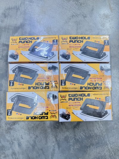 20865#ที่เจาะรูกระดาษ 12ชิ้น/ โหล ราคา 20 บาท