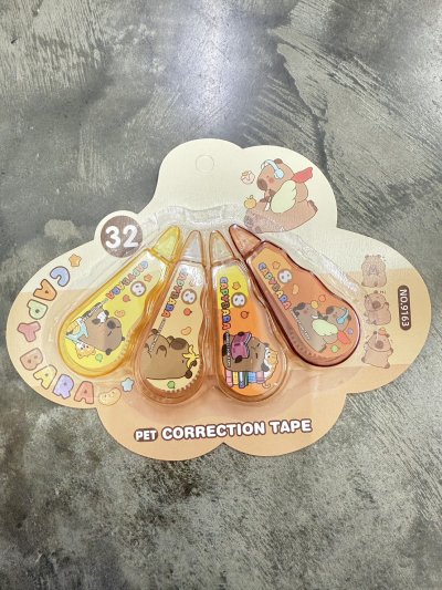 4804#เทปลบคำผิด 4 ชิ้น 12ชิ้น/ แพ็ค ราคา 20 บาท