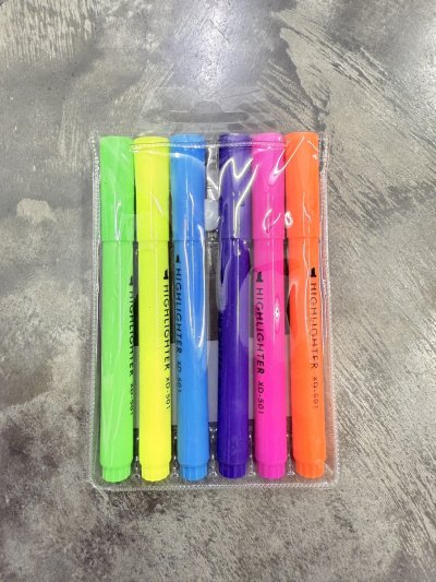 21320#ปากกาไฮไลท์ 6PCS. 12ชิ้น/ แพ็ค ราคา 20 บาท