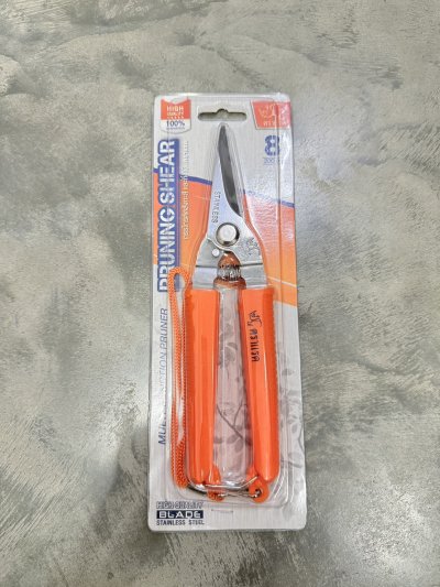 DS16004A#กรรไกรตัดกิ่งปากตรง 8นิ้ว