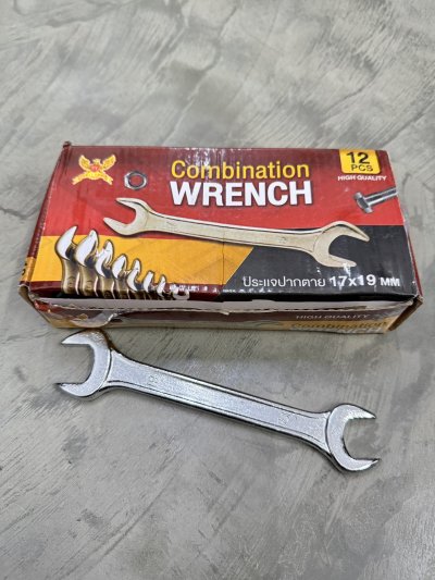 12317#ประแจ 17-19 MM 12ชิ้น/ โหล ราคา20 บาท