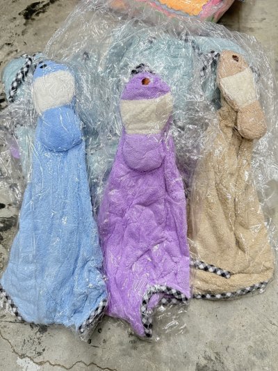 A035-073#ผ้าเช็ดมือหัวการ์ตูน