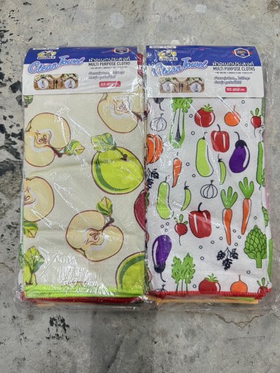 B-60940#ผ้าอเนกประสงค์รองภาชนะ 40*60 cm. 12ชิ้น/ โหล ราคา 15 บาท