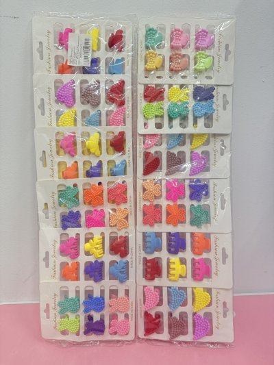 LY-82622#กิ๊บติดผม 12ชิ้น/ โหล ราคา 20 บาท