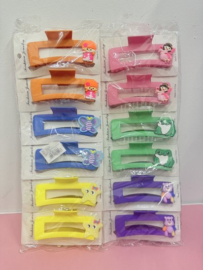 81553#กิ๊บหนีบผม 12ชิ้น/ โหล ราคา 20 บาท