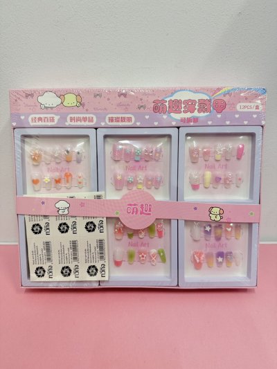 A819-02#ติดเล็บ 12ชิ้น/ โหล ราคา 20 บาท