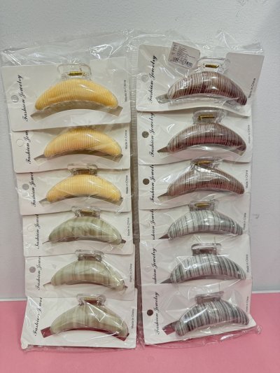 81592#กิ๊บหนีบผม 12ชิ้น/ โหล ราคา 15 บาท