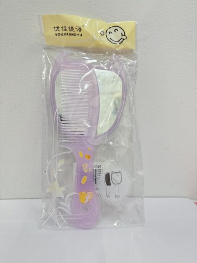 40774#กระจก+หวี 12ชิ้น/ โหล ราคา 10 บาท