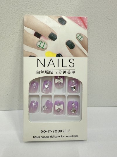 A819-04#ติดเล็บ 12ชิ้น/ โหล ราคา15 บาท