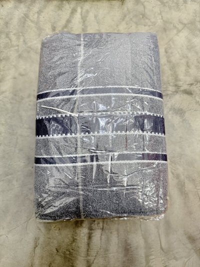 B-61707#ผ้าขนหนูเช็ดตัวคาดลายทาง 30*60นิ้ว 6ผืน/ แพ็ค ราคา 69 บาท