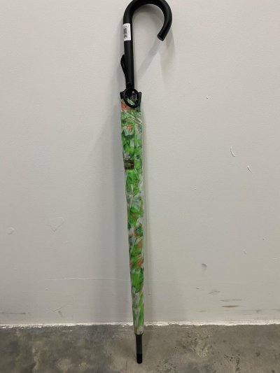 D-24/00#ร่ม22นิ้ว มีห่วงคละลายด้ามดำ