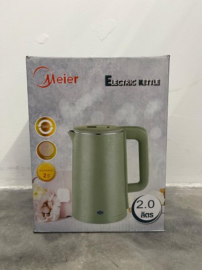 S-0001A#กาต้มน้ำสีดำ 1.5 L Meier/ismine