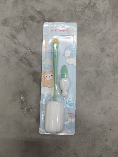 BC414#แปรงล้างขวดนมหัวฟองน้ำ 12ชิ้น/แพ็ค ราคา59บาท