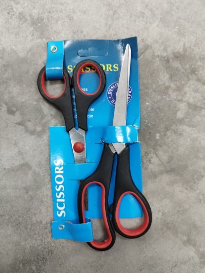 HY342-458#กรรไกร 7.5+6นิ้ว บรรจุ12ชิ้น/แพ็ค ราคา20บาท/ชิ้น