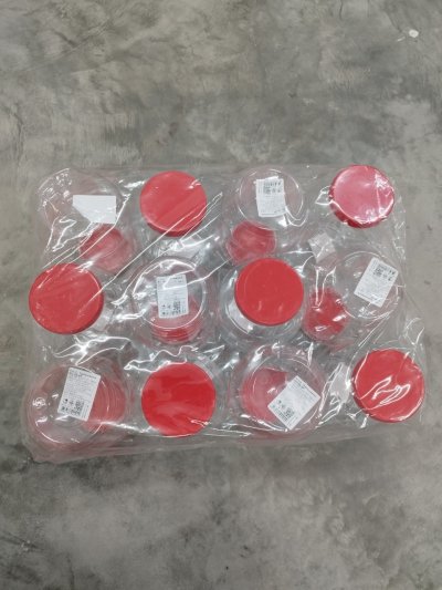 โหลฝาแดง4ปอนด์#09-4P/เพ๊ท บรรจุ12ชิ้น/แพ็ค ราคา20บาท/ชิ้น