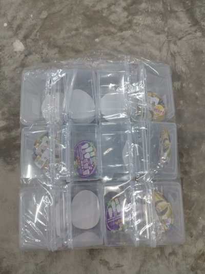 No.218-1#กล่องถนอมอาหารจตุรัสเล็ก บรรจุ12ชิ้น/แพ็ค ราคา20บาท/ชิ้น